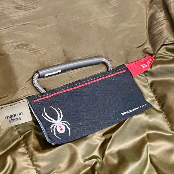 Spyder Women Jacket Primaloft Down Puffer Ski Coat in Green Women’s Size XS - Picture 11 of 16